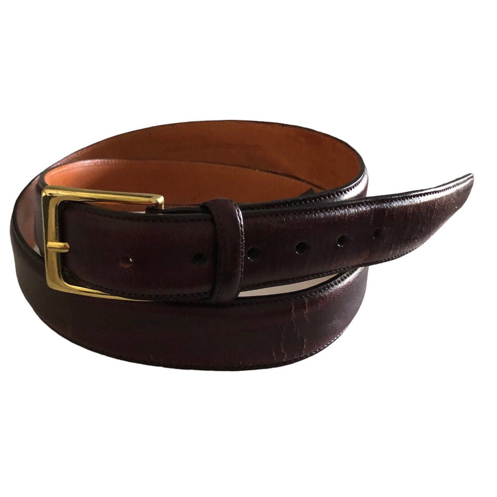 Trafalgar Size 40 Brown Leather Men's belt